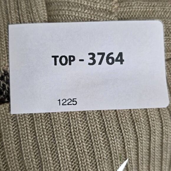 Charlotte Russe Chevron Cardigan S Black Beige Open Front - Picture 6 of 6